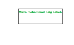 mirza mohammad baig